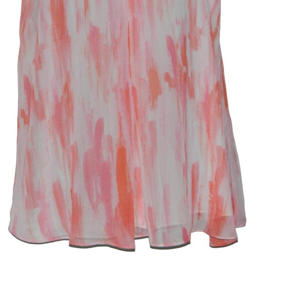 2 for/ $25 Cartise Tie Dye Sleeveless Tank Blouse Peach Pink White Size 10 - Picture 6 of 13